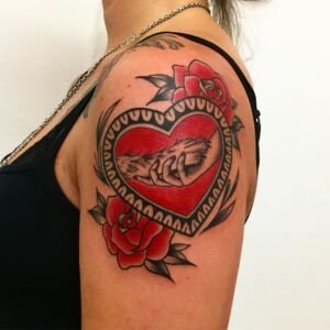 friend ship love tattoo by vittoria