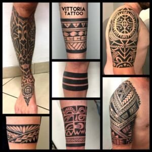 Maori Polynesian Style Tattoo