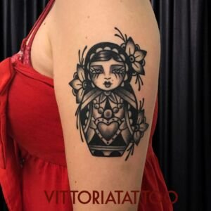 matriochka tattoo by vittoria tattoo