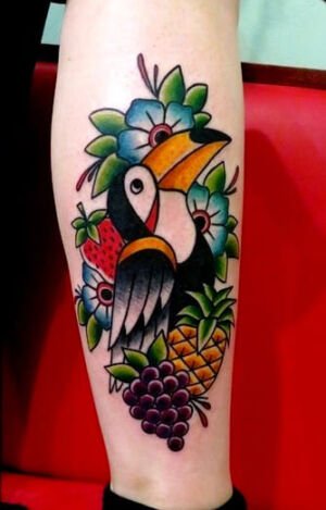 Toucan Tattoo Vittoriatattooshop-aubusson