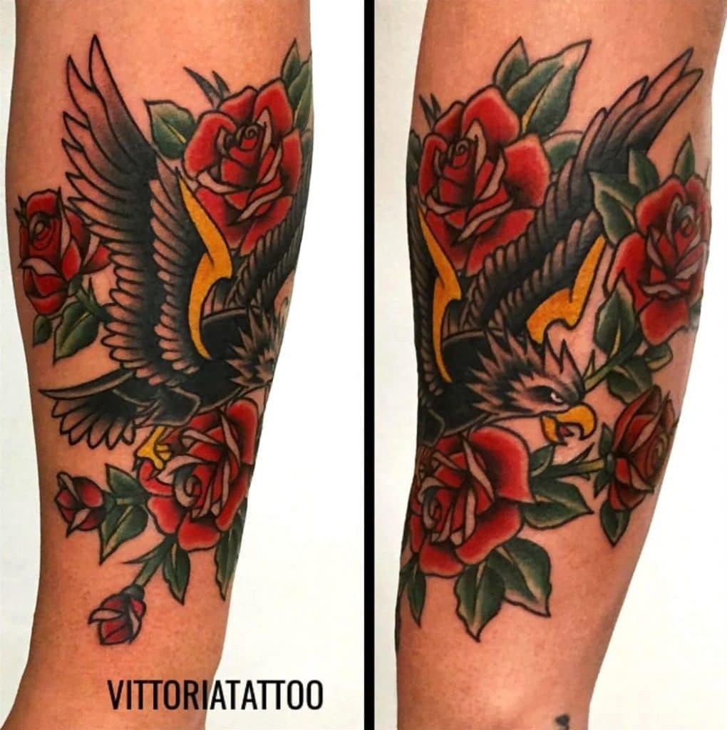 eagle-and-roses-tattoo
