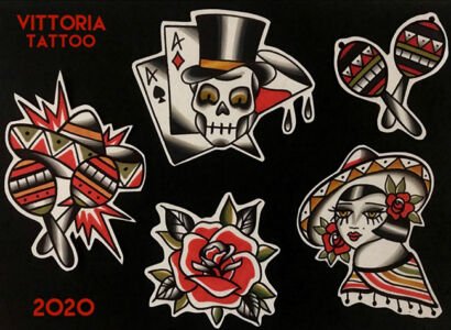 tattoo flash numeros 7