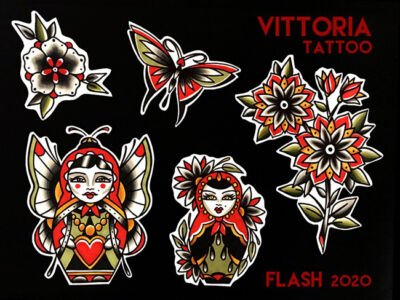 tattoo flash numeros 9