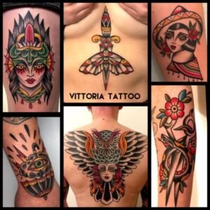 My Oldschool-vittoria Tattoo