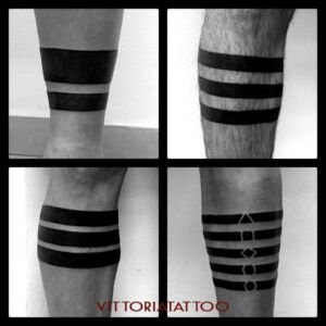 tattoo legs stripes