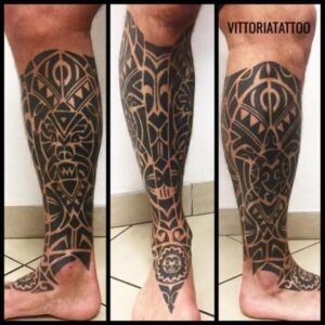 tattoos black white maori