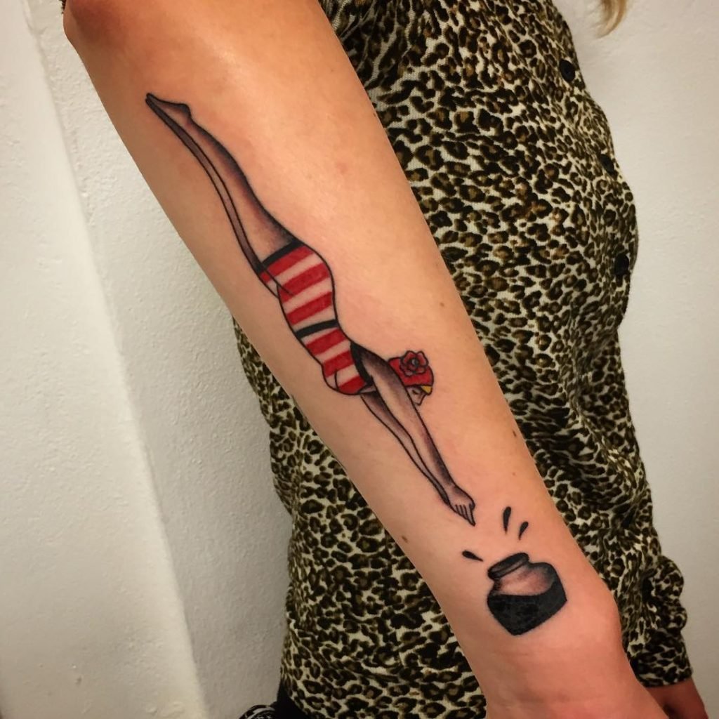 oldschool pluge tattoo