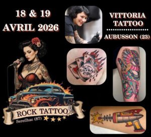 Vittoria Tattoo présent au Rock / Tattoo de Séreilhac